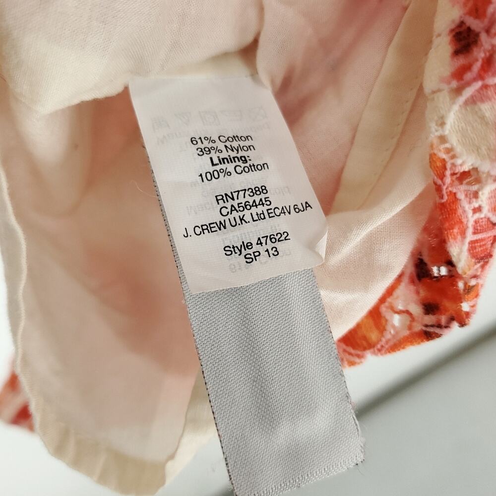 Madewell Watercolor Painted Lace Bloom Dress Size 10 - Picture 13 of 15